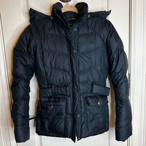 The North Face Puffer Jacket with Belt
